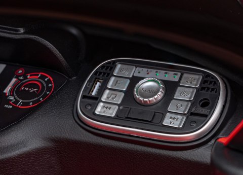 Aston Martin DBX na akumulator dla dzieci Czerwony + Pilot + EVA + Pasy + Wolny Start + Audio LED Aston Martin DBX na akumulator dla dzieci Czerwony + Pilot + EVA + Pasy + Wolny Start + Audio LED