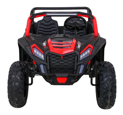 Buggy ATV Strong Racing dla 2 dzieci Czerwony + Silnik bezszczotkowy + Pompowane koła + Audio LED Buggy ATV Strong Racing dla 2 dzieci Czerwony + Silnik bezszczotkowy + Pompowane koła + Audio LED