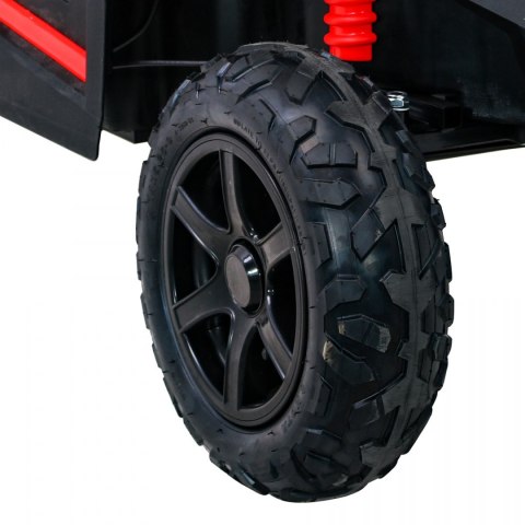 Buggy ATV Strong Racing dla 2 dzieci Czerwony + Silnik bezszczotkowy + Pompowane koła + Audio LED Buggy ATV Strong Racing dla 2 dzieci Czerwony + Silnik bezszczotkowy + Pompowane koła + Audio LED