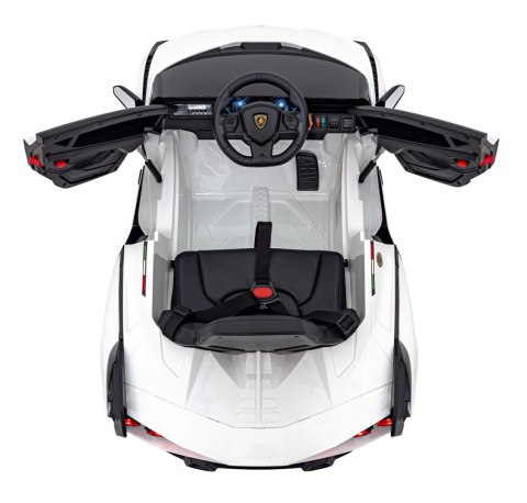 Lamborghini SIAN na akumulator dla dzieci Biały + Pilot + EVA + Wolny Start + Audio LED Lamborghini SIAN na akumulator dla dzieci Biały + Pilot + EVA + Wolny Start + Audio LED