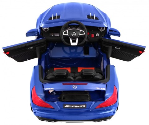 Mercedes AMG SL65 dla dzieci Lakier Niebieski + Pilot + Bagażnik + Regulacja siedzenia + MP3 LED + Wolny Start Mercedes AMG SL65 dla dzieci Lakier Niebieski + Pilot + Bagażnik + Regulacja siedzenia + MP3 LED + Wolny Start