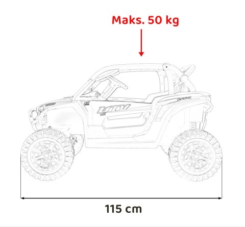 Pojazd Buggy 4x4 KCK Niebieski Pojazd Buggy 4x4 KCK Niebieski