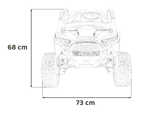 Pojazd Buggy 4x4 KCK Niebieski Pojazd Buggy 4x4 KCK Niebieski