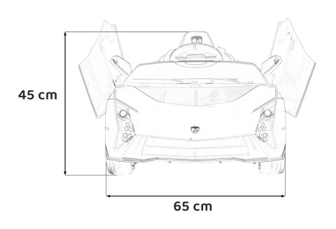 Pojazd Lamborghini Invencible Czerwony Pojazd Lamborghini Invencible Czerwony
