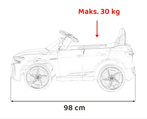 Pojazd Audi SQ8 Różowy Pojazd Audi SQ8 Różowy
