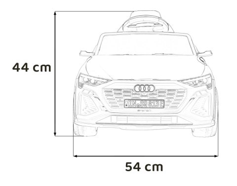 Pojazd Audi SQ8 Różowy Pojazd Audi SQ8 Różowy