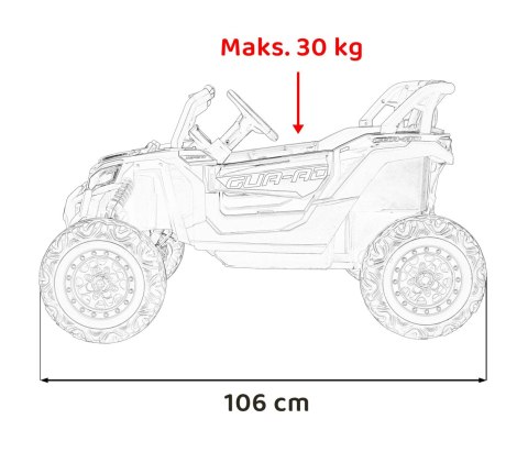 Pojazd Buggy ATV Defend 4x4 Pomarańczowy Pojazd Buggy ATV Defend 4x4 Pomarańczowy