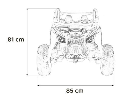 Pojazd Buggy Maverick Turbo RR STRONG Czarny Pojazd Buggy Maverick Turbo RR STRONG Czarny
