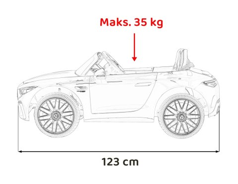 Pojazd Mercedes Benz AMG SL63 Czerwony Pojazd Mercedes Benz AMG SL63 Czerwony
