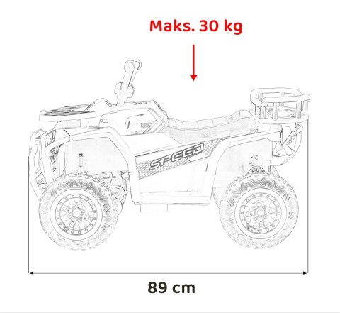 Pojazd Quad ATV Robust 01 Czerwony Pojazd Quad ATV Robust 01 Czerwony