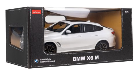 BMW X6 M biały RASTAR model 1:14 Zdalnie sterowane auto + Pilot 2,4 GHz BMW X6 M biały RASTAR model 1:14 Zdalnie sterowane auto + Pilot 2,4 GHz