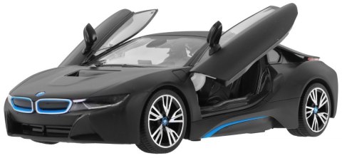 BMW i8 czarne RASTAR model 1:14 Zdalnie sterowane auto + pilot 2,4 GHz BMW i8 czarne RASTAR model 1:14 Zdalnie sterowane auto + pilot 2,4 GHz