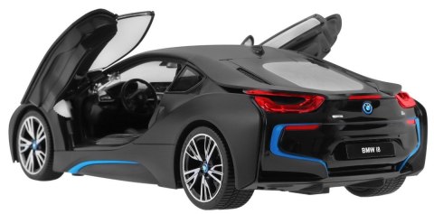 BMW i8 czarne RASTAR model 1:14 Zdalnie sterowane auto + pilot 2,4 GHz BMW i8 czarne RASTAR model 1:14 Zdalnie sterowane auto + pilot 2,4 GHz
