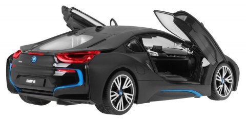 BMW i8 czarne RASTAR model 1:14 Zdalnie sterowane auto + pilot 2,4 GHz BMW i8 czarne RASTAR model 1:14 Zdalnie sterowane auto + pilot 2,4 GHz