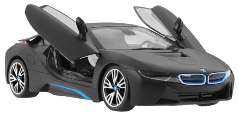 BMW i8 czarne RASTAR model 1:14 Zdalnie sterowane auto + pilot 2,4 GHz BMW i8 czarne RASTAR model 1:14 Zdalnie sterowane auto + pilot 2,4 GHz