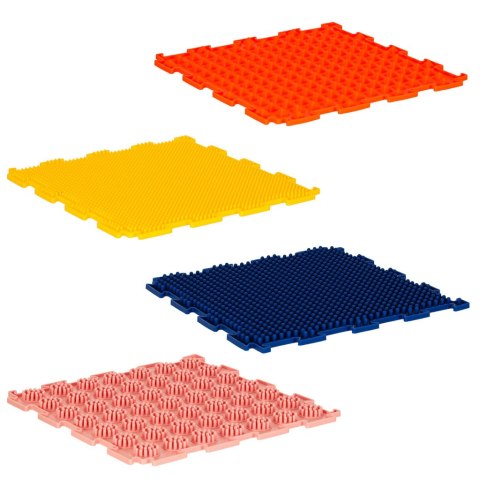 Mata sensoryczna puzzle montessori do masażu stóp 8 elementów kolorowe Mata sensoryczna puzzle montessori do masażu stóp 8 elementów kolorowe