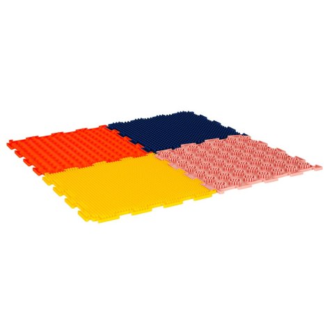 Mata sensoryczna puzzle montessori do masażu stóp 8 elementów kolorowe Mata sensoryczna puzzle montessori do masażu stóp 8 elementów kolorowe