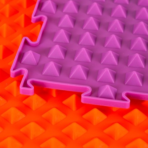 Mata sensoryczna puzzle montessori do masażu stóp 8 elementów kolorowe Mata sensoryczna puzzle montessori do masażu stóp 8 elementów kolorowe