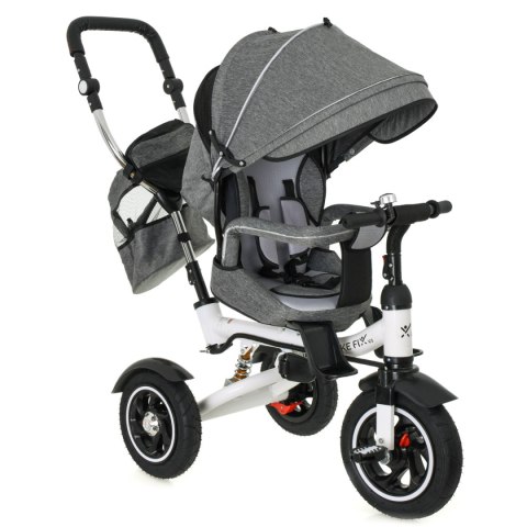 Rowerek trójkołowy Trike Fix V3 rower spacerówka 3w1 obracany 360 wolne koło szary Rowerek trójkołowy Trike Fix V3 rower spacerówka 3w1 obracany 360 wolne koło szary