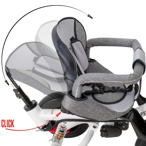 Rowerek trójkołowy Trike Fix V3 rower spacerówka 3w1 obracany 360 wolne koło szary Rowerek trójkołowy Trike Fix V3 rower spacerówka 3w1 obracany 360 wolne koło szary
