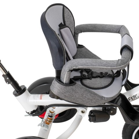 Rowerek trójkołowy Trike Fix V3 rower spacerówka 3w1 obracany 360 wolne koło szary Rowerek trójkołowy Trike Fix V3 rower spacerówka 3w1 obracany 360 wolne koło szary