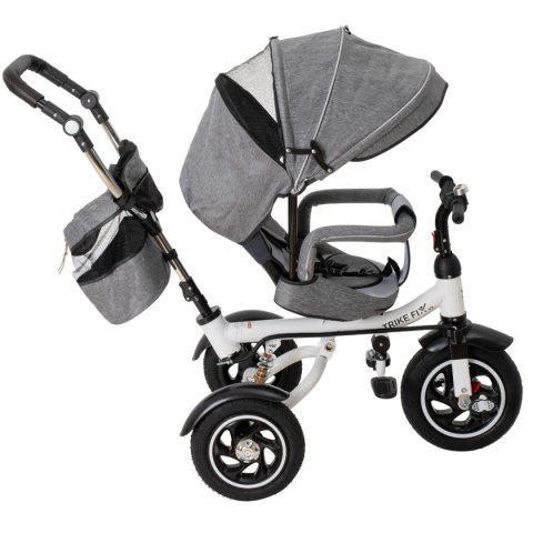 Rowerek trójkołowy Trike Fix V3 rower spacerówka 3w1 obracany 360 wolne koło szary Rowerek trójkołowy Trike Fix V3 rower spacerówka 3w1 obracany 360 wolne koło szary