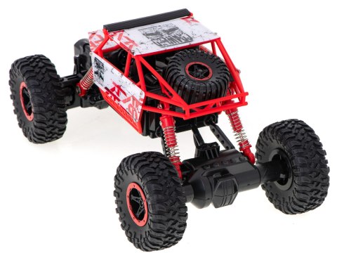 Samochód zdalnie sterowany na pilota RC Rock Crawler HB 2,4GHz 1:18 czerwony Samochód zdalnie sterowany na pilota RC Rock Crawler HB 2,4GHz 1:18 czerwony