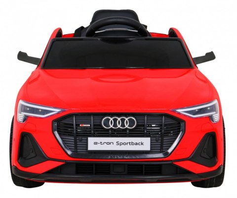 Audi E-Tron Sportback dla dzieci Czerwony + Pilot + Napęd 4x4 + Wolny Start + Radio MP3 + LED Audi E-Tron Sportback dla dzieci Czerwony + Pilot + Napęd 4x4 + Wolny Start + Radio MP3 + LED