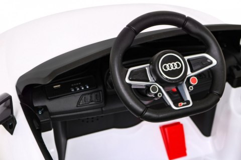 Audi R8 LIFT Samochodzik na akumulator Biały + Pilot Audi R8 LIFT Samochodzik na akumulator Biały + Pilot