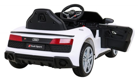 Audi R8 LIFT Samochodzik na akumulator Biały + Pilot Audi R8 LIFT Samochodzik na akumulator Biały + Pilot