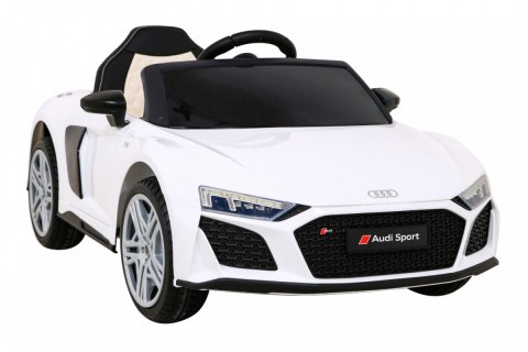 Audi R8 LIFT Samochodzik na akumulator Biały + Pilot Audi R8 LIFT Samochodzik na akumulator Biały + Pilot