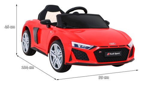 Audi R8 LIFT Samochodzik na akumulator Czerwony Audi R8 LIFT Samochodzik na akumulator Czerwony