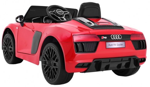 Audi R8 Spyder na akumulator Lakier Czerwony + Pilot Audi R8 Spyder na akumulator Lakier Czerwony + Pilot