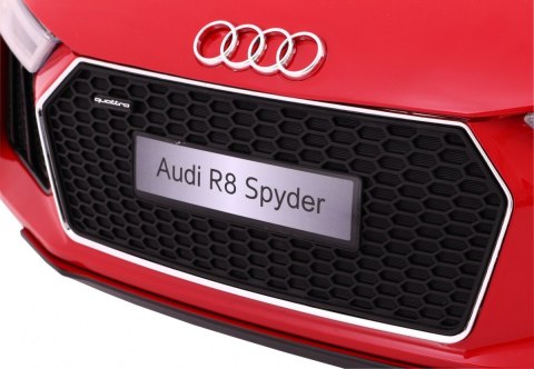 Audi R8 Spyder na akumulator Lakier Czerwony + Pilot Audi R8 Spyder na akumulator Lakier Czerwony + Pilot