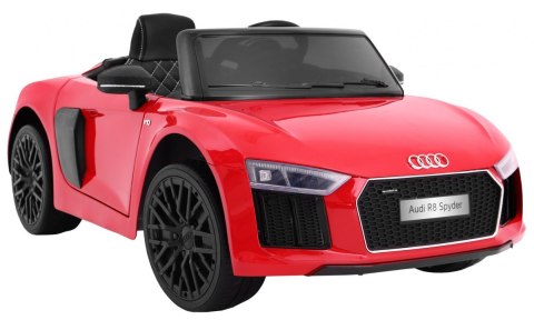 Audi R8 Spyder na akumulator Lakier Czerwony + Pilot Audi R8 Spyder na akumulator Lakier Czerwony + Pilot