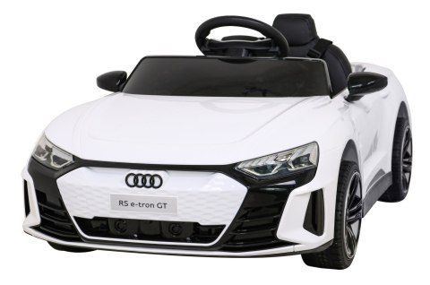 Audi RS E-Tron GT na akumulator Biały + Pilot + Napęd 4x4 + Radio MP3 + LED + EVA Audi RS E-Tron GT na akumulator Biały + Pilot + Napęd 4x4 + Radio MP3 + LED + EVA
