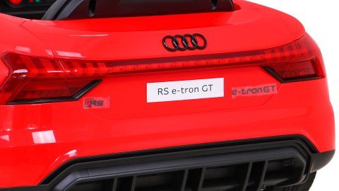 Audi RS E-Tron GT na akumulator Czerwony + Pilot + Napęd 4x4 + Radio MP3 + LED + EVA Audi RS E-Tron GT na akumulator Czerwony + Pilot + Napęd 4x4 + Radio MP3 + LED + EVA