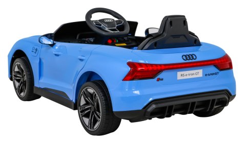 Audi RS E-Tron GT na akumulator Niebieski + Pilot + Napęd 4x4 Audi RS E-Tron GT na akumulator Niebieski + Pilot + Napęd 4x4