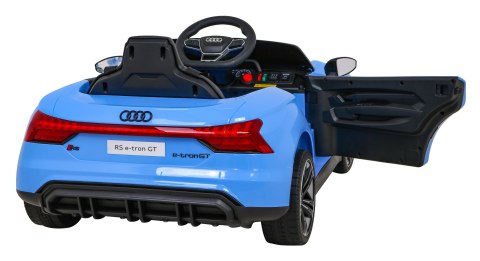 Audi RS E-Tron GT na akumulator Niebieski + Pilot + Napęd 4x4 Audi RS E-Tron GT na akumulator Niebieski + Pilot + Napęd 4x4