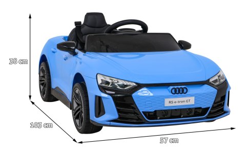 Audi RS E-Tron GT na akumulator Niebieski + Pilot + Napęd 4x4 Audi RS E-Tron GT na akumulator Niebieski + Pilot + Napęd 4x4