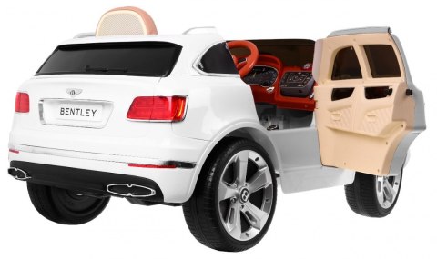 Auto na akumulator Bentley Bentayga dla dzieci, Biały Auto na akumulator Bentley Bentayga dla dzieci, Biały