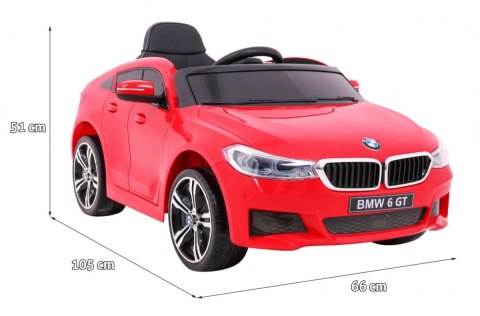 BMW 6 GT Autko na akumulator Czerwone + Pilot BMW 6 GT Autko na akumulator Czerwone + Pilot