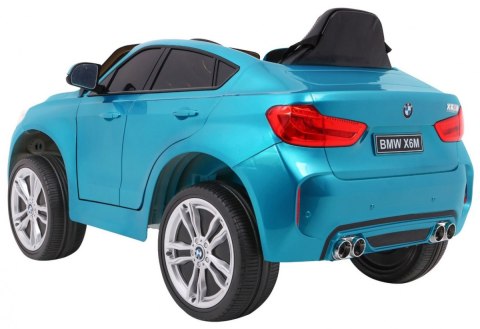 BMW X6M Elektryczne Autko, SUV dla dzieci Lakier Niebieski + Pilot BMW X6M Elektryczne Autko, SUV dla dzieci Lakier Niebieski + Pilot