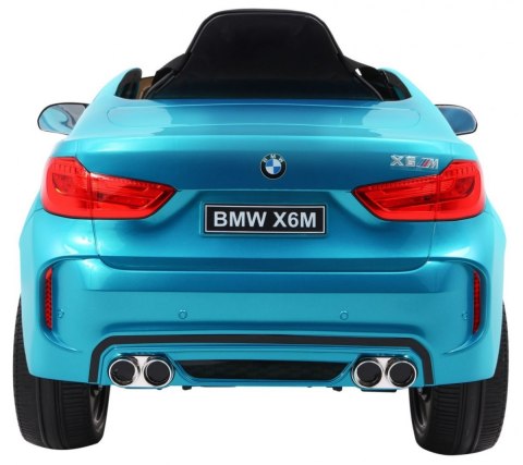 BMW X6M Elektryczne Autko, SUV dla dzieci Lakier Niebieski + Pilot BMW X6M Elektryczne Autko, SUV dla dzieci Lakier Niebieski + Pilot