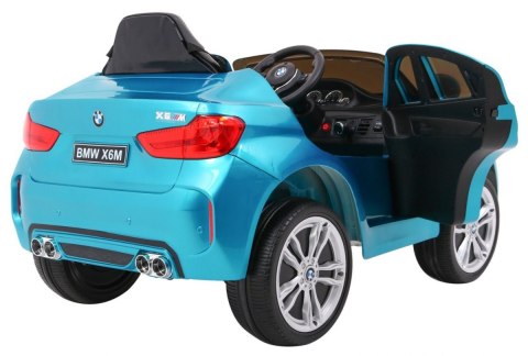 BMW X6M Elektryczne Autko, SUV dla dzieci Lakier Niebieski + Pilot BMW X6M Elektryczne Autko, SUV dla dzieci Lakier Niebieski + Pilot