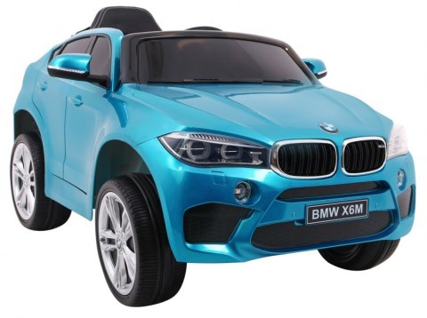 BMW X6M Elektryczne Autko, SUV dla dzieci Lakier Niebieski + Pilot BMW X6M Elektryczne Autko, SUV dla dzieci Lakier Niebieski + Pilot