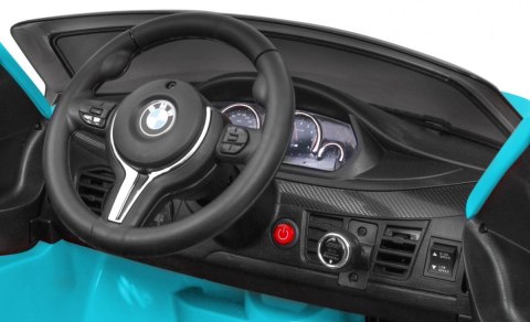 BMW X6M Elektryczne Autko, SUV dla dzieci Lakier Niebieski + Pilot BMW X6M Elektryczne Autko, SUV dla dzieci Lakier Niebieski + Pilot