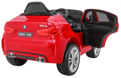 BMW X6M Elektryczne Autko dla dzieci, Czerwony SUV + Pilot BMW X6M Elektryczne Autko dla dzieci, Czerwony SUV + Pilot