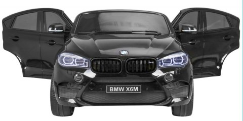 BMW X6M XXL dla 2 dzieci Czarny SUV + Pilot + Ekoskóra BMW X6M XXL dla 2 dzieci Czarny SUV + Pilot + Ekoskóra