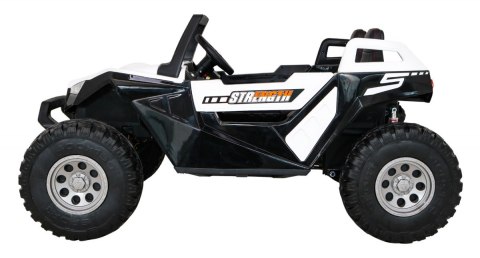 Buggy Clash na akumulator dla 2 dzieci Biały + Pilot + Napęd 4x4 + Regulacja siedzenia + Radio MP3 + LED Buggy Clash na akumulator dla 2 dzieci Biały + Pilot + Napęd 4x4 + Regulacja siedzenia + Radio MP3 + LED